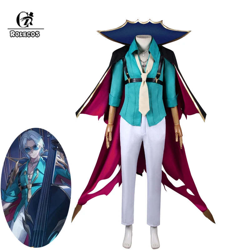 Honkai Star Rail Akash Cosplay Costume - Tuner of Ever-Flame Mansion for Halloween Party-Astricos