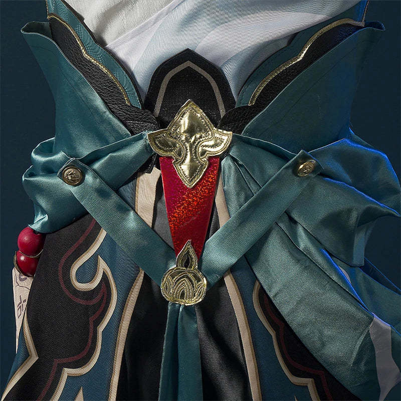 Honkai Star Rail Cold Dragon Young DanHeng Cosplay Costume with Dragon Horn - Astricos-Astricos