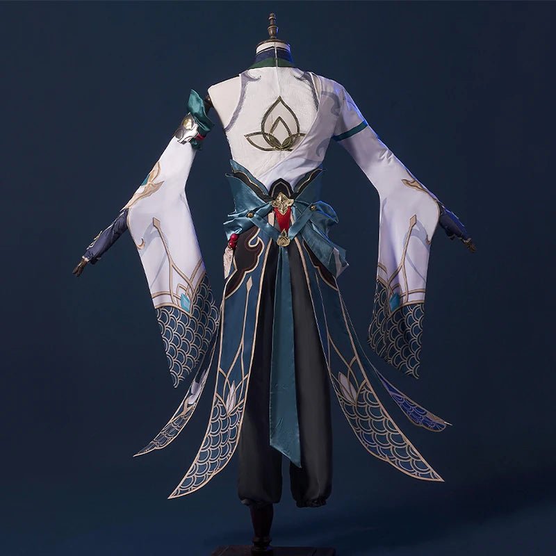 Honkai Star Rail Cold Dragon Young DanHeng Cosplay Costume with Dragon Horn - Astricos-Astricos