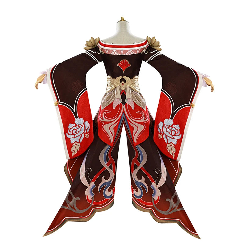 Honkai Star Rail Fugue Tingyun Cosplay Costume - Ancient Style Fox Tails Women's Dress for Halloween-Astricos