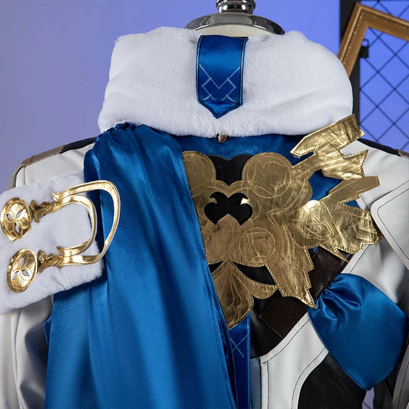 Honkai Star Rail Gepard Cosplay Costume - Silvermane Guards Gepard Landau Men's Halloween Outfit-Astricos