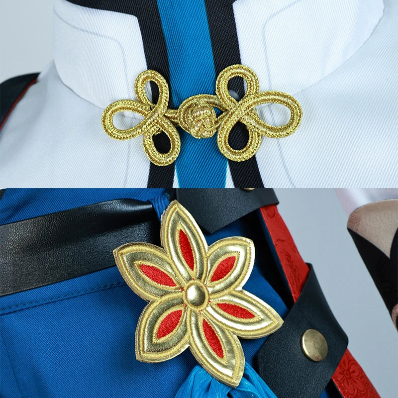 Honkai Star Rail Jiaoqiu Cosplay Costume - Foxian Healer Outfit for Men-Astricos