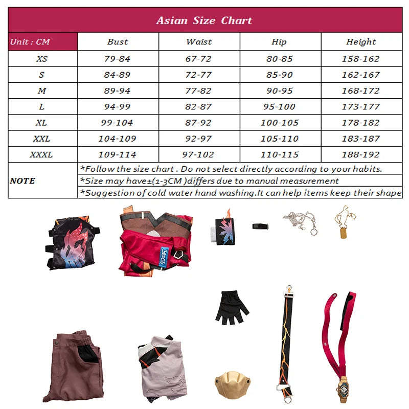 Honkai Star Rail Luka Cosplay Costume - Wildfire Boxer Champion Outfit for Men-Astricos