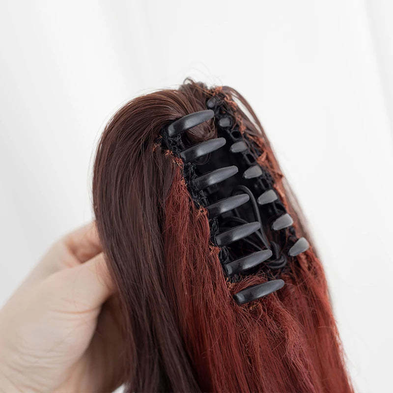 Honkai Star Rail Tingyun Cosplay Wig - 50cm Mixed Color with Ears | Heat Resistant Synthetic-Astricos