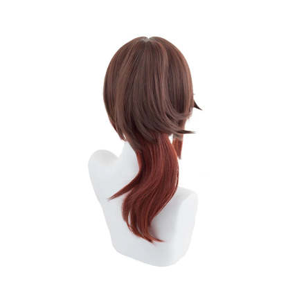 Honkai Star Rail Tingyun Cosplay Wig - 50cm Mixed Color with Ears | Heat Resistant Synthetic-Astricos