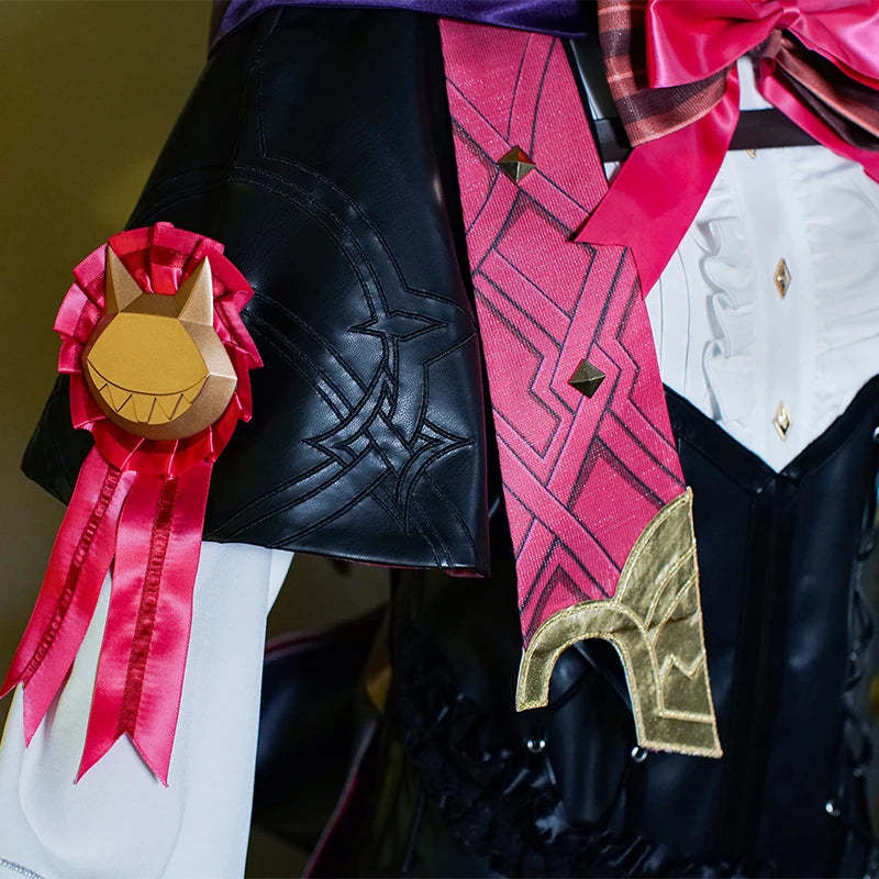 Genshin Impact Twins Lyney Magic Hat Trick Cosplay Costume for Women - Halloween & Cosplay Outfit-Astricos