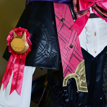 Genshin Impact Twins Lyney Magic Hat Trick Cosplay Costume for Women - Halloween & Cosplay Outfit-Astricos