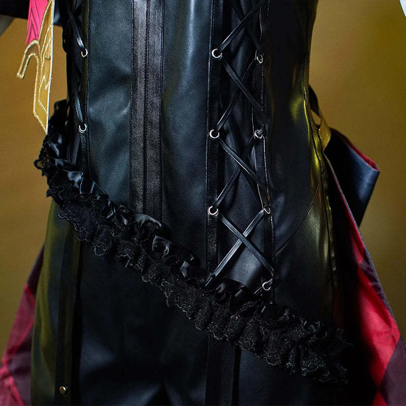 Genshin Impact Twins Lyney Magic Hat Trick Cosplay Costume for Women - Halloween & Cosplay Outfit-Astricos