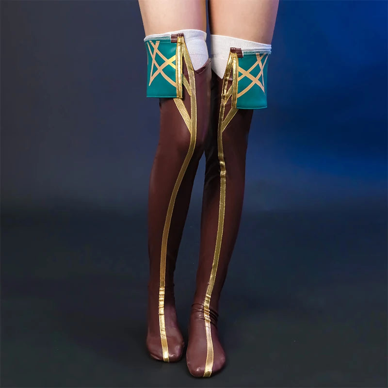 LOL Aurora Cosplay Costume - The Witch Between Worlds Halloween Women Suit-Astricos