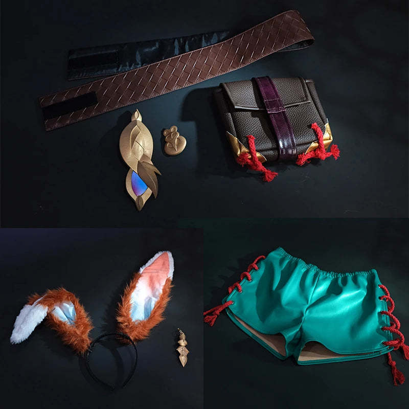 LOL Aurora Cosplay Costume - The Witch Between Worlds Halloween Women Suit-Astricos