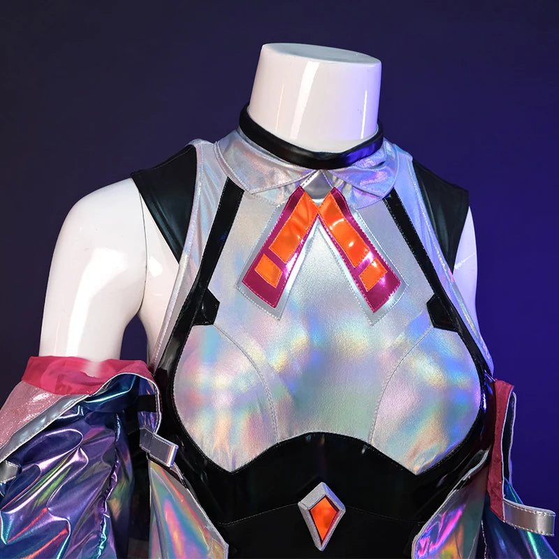 LOL Battle Dove Seraphine Cosplay Costume - Anima Squad Outfit for Halloween & Conventions-Astricos