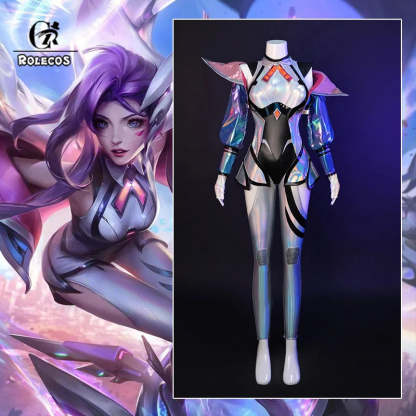 LOL Battle Dove Seraphine Cosplay Costume - Anima Squad Outfit for Halloween & Conventions-Astricos