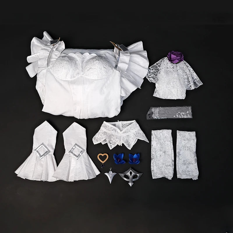 LOL Crystal Rose Sona Cosplay Costume - Maven Of The Strings Outfit for Women-Astricos