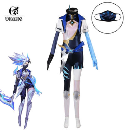DRX Akali Cosplay Costume - League of Legends Akali Women Outfit for Halloween & Conventions-Astricos