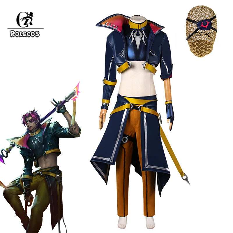 LOL HEARTSTEEL Kayn Cosplay Costume - Adult Men Roleplay Outfits for Halloween-Astricos