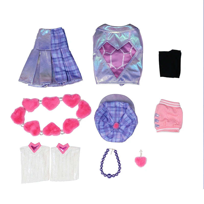 LOL Heartache & Heartthrob Caitlyn Cosplay Costume - Valentine's Day Special-Astricos