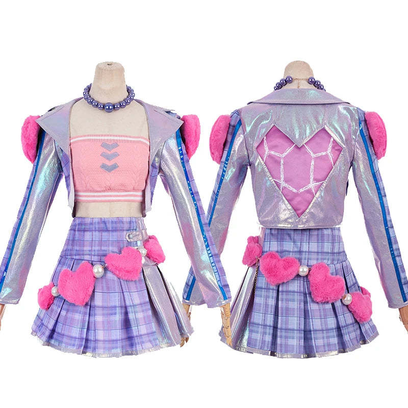 LOL Heartache & Heartthrob Caitlyn Cosplay Costume - Valentine's Day Special-Astricos