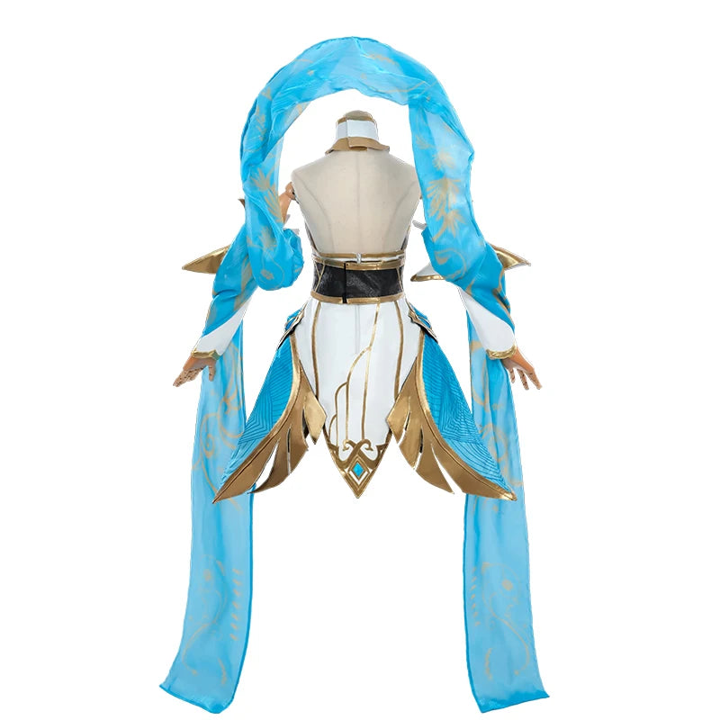 Divine Sword Irelia Cosplay Costume - LOL Immortal Journey Outfit for Women-Astricos