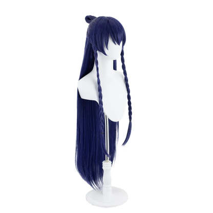 LOL Immortal Journey Irelia 100cm Long Blue Cosplay Wig - Heat Resistant Synthetic Hair-Astricos