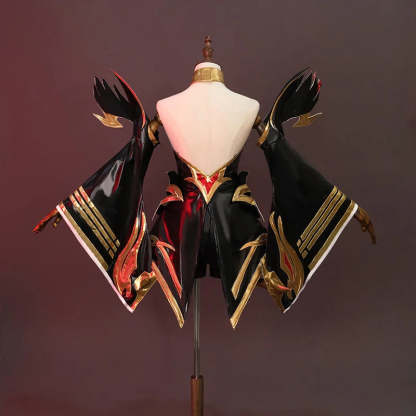 LOL Immortalized Legend Ahri Cosplay Costume - Nine Tailed Demon Fox Outfit for Halloween & Conventions-Astricos