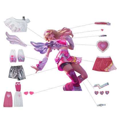 LOL Lovestruck Lux Cosplay Costume - Valentine's Day Special | Astricos-Astricos