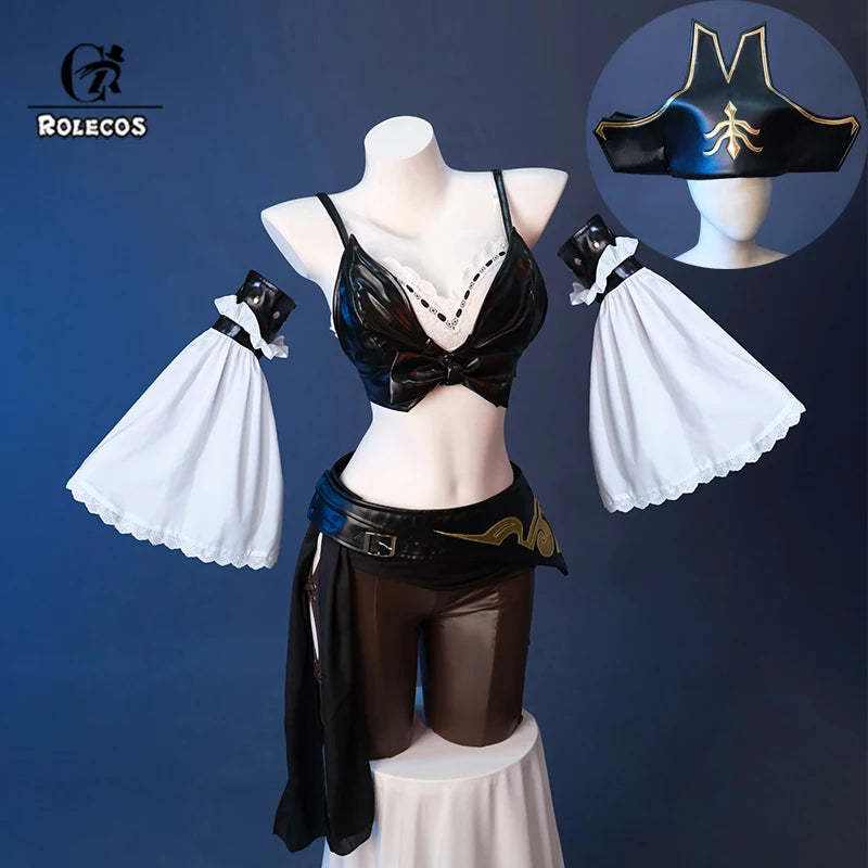 LOL Miss Fortune Cosplay Costume - The Bounty Hunter Outfit for Halloween & Women-Astricos