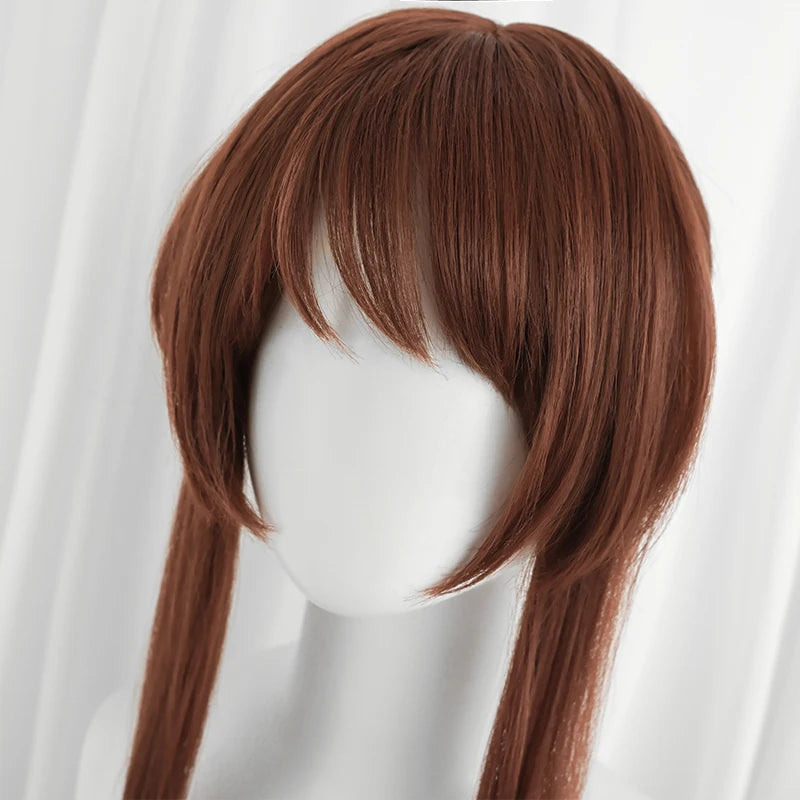 LOL Risen Legend Ahri Cosplay Wig - 65cm Brown Braided Heat Resistant Synthetic Hair for Women-Astricos