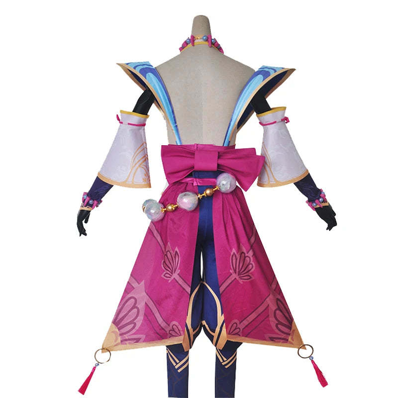 LOL Spirit Blossom Syndra Cosplay Costume - Full Set Kimono Dress for Women-Astricos