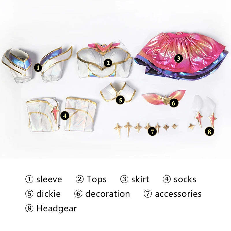 Star Guardian Kaisa Cosplay Costume Fullset - League of Legends LOL Character Outfit-Astricos