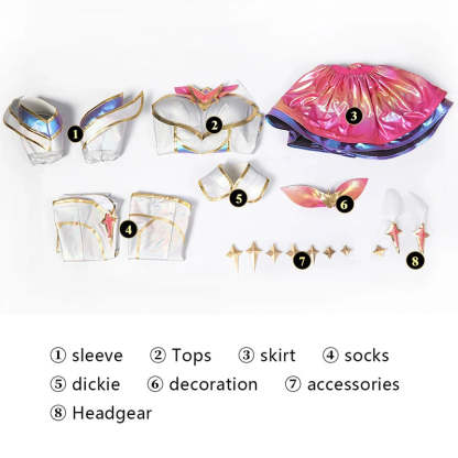 Star Guardian Kaisa Cosplay Costume Fullset - League of Legends LOL Character Outfit-Astricos