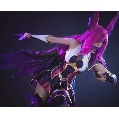 LOL Star Guardian Xayah Cosplay Costume for Women - Complete Outfit with Cloak-Astricos