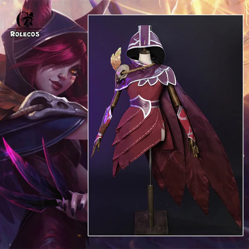 LOL The Rebel Xayah Cosplay Costume - New Champion Outfit for Halloween & Cosplay-Astricos