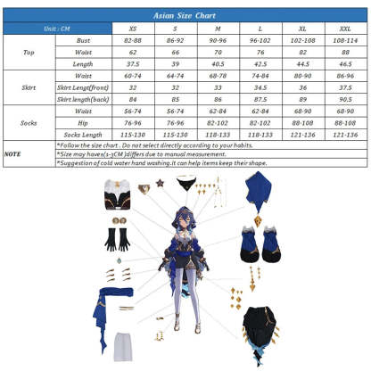 Genshin Impact Layla Cosplay Costume - Exotic Dancers Outfit for Women-Astricos
