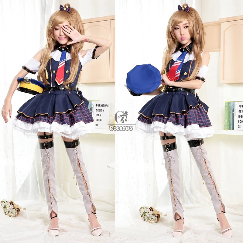 LoveLive! Kotori Minami Policewoman Cosplay Costume - Anime Lolita Outfit-Astricos