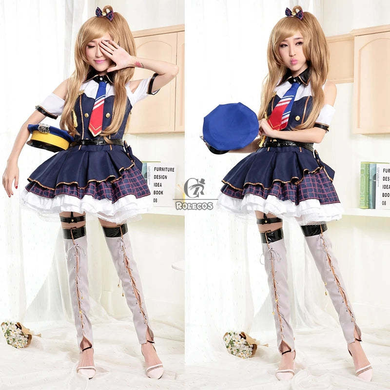 LoveLive! Kotori Minami Policewoman Cosplay Costume - Anime Lolita Outfit-Astricos