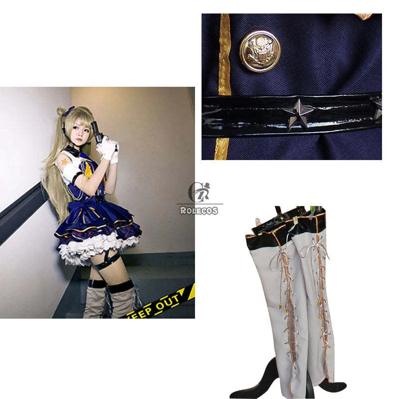 LoveLive! Kotori Minami Policewoman Cosplay Costume - Anime Lolita Outfit-Astricos