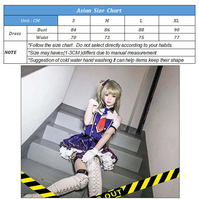 LoveLive! Kotori Minami Policewoman Cosplay Costume - Anime Lolita Outfit-Astricos