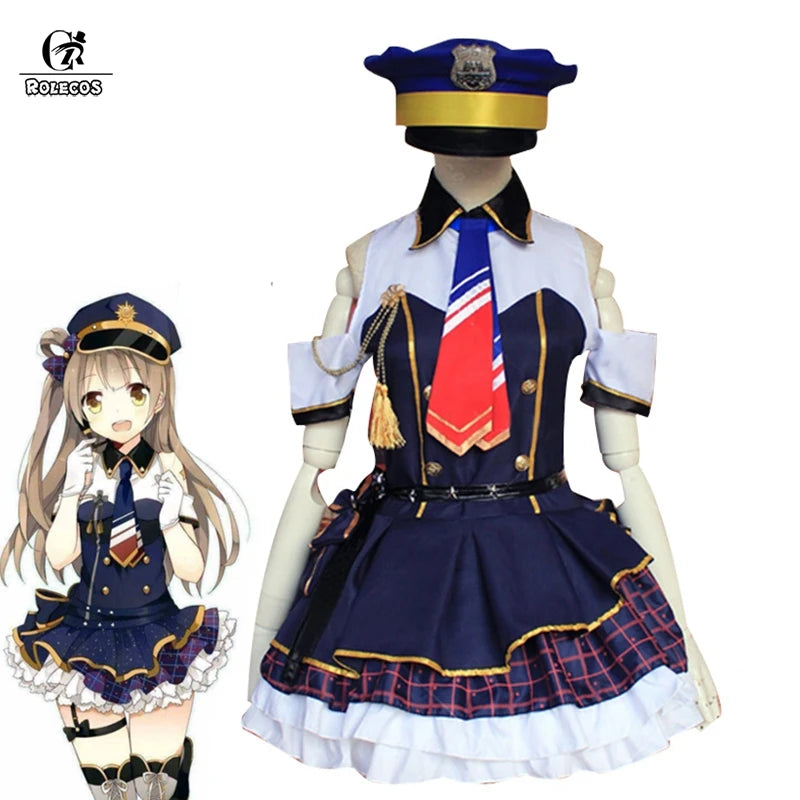 LoveLive! Kotori Minami Policewoman Cosplay Costume - Anime Lolita Outfit-Astricos
