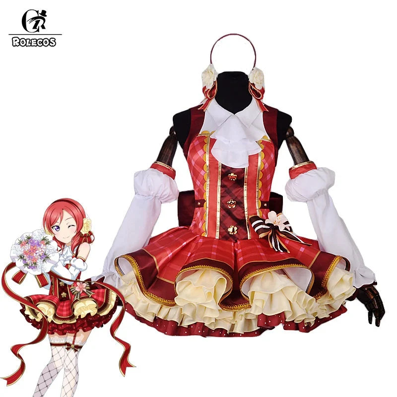 Lovelive Flower Bouquet Cosplay Costume - Yazawa Nico, Nozomi Tojo, Eli, Rin | Astricos-Astricos