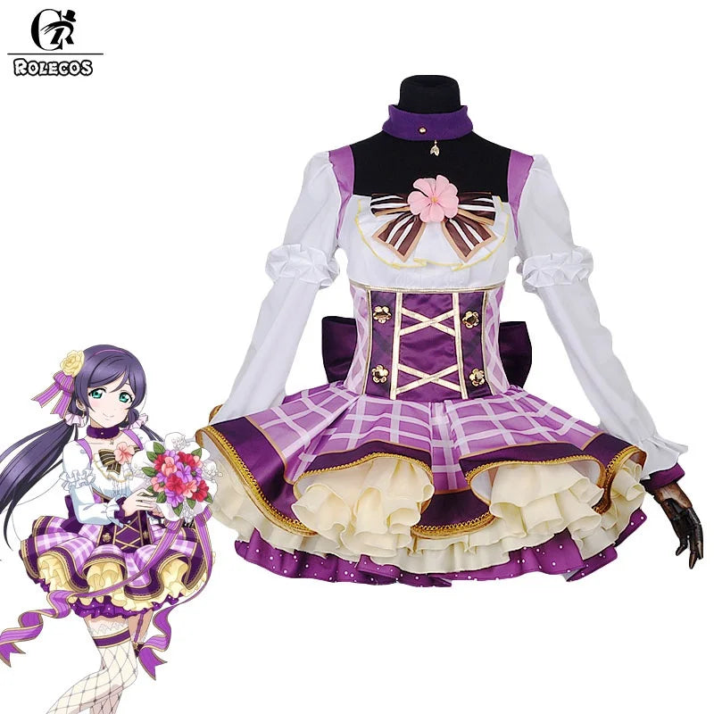Lovelive Flower Bouquet Cosplay Costume - Yazawa Nico, Nozomi Tojo, Eli, Rin | Astricos-Astricos