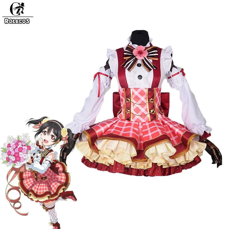 Lovelive Flower Bouquet Cosplay Costume - Yazawa Nico, Nozomi Tojo, Eli, Rin | Astricos-Astricos
