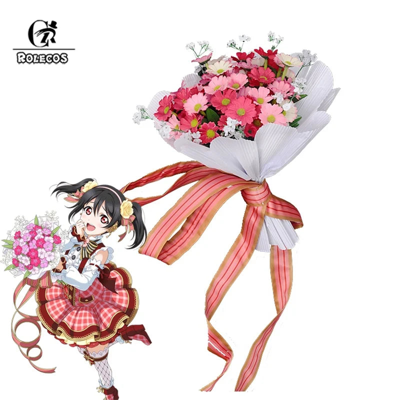 Lovelive Flower Bouquet Cosplay - Yazawa Nico, Nozomi Tojo, Eli & Rin Costume Accessories-Astricos