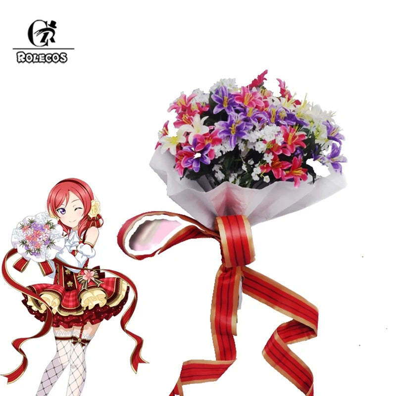 Lovelive Flower Bouquet Cosplay - Yazawa Nico, Nozomi Tojo, Eli & Rin Costume Accessories-Astricos