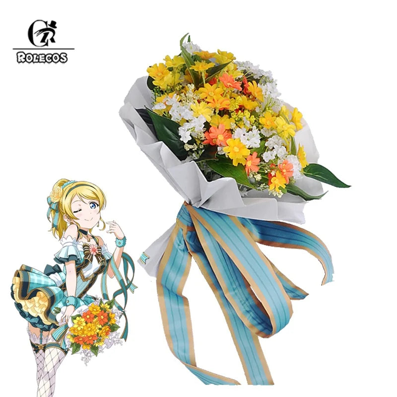 Lovelive Flower Bouquet Cosplay - Yazawa Nico, Nozomi Tojo, Eli & Rin Costume Accessories-Astricos
