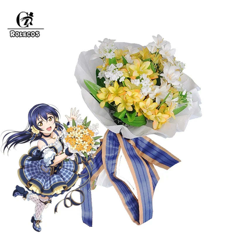 Lovelive Flower Bouquet Cosplay - Yazawa Nico, Nozomi Tojo, Eli & Rin Costume Accessories-Astricos