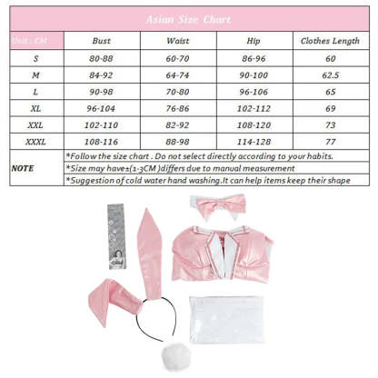 Honkai Star Rail March 7th Bunny Girl Costume - Sexy Pink Cosplay Suit for Women-Astricos