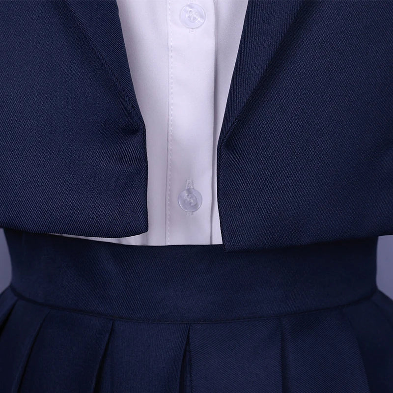 Masked Fools Sparkle Cosplay Costume - Honkai Star Rail Black Women JK Suit for Halloween & Carnival-Astricos