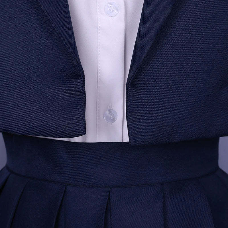 Masked Fools Sparkle Cosplay Costume - Honkai Star Rail Black Women JK Suit for Halloween & Carnival-Astricos