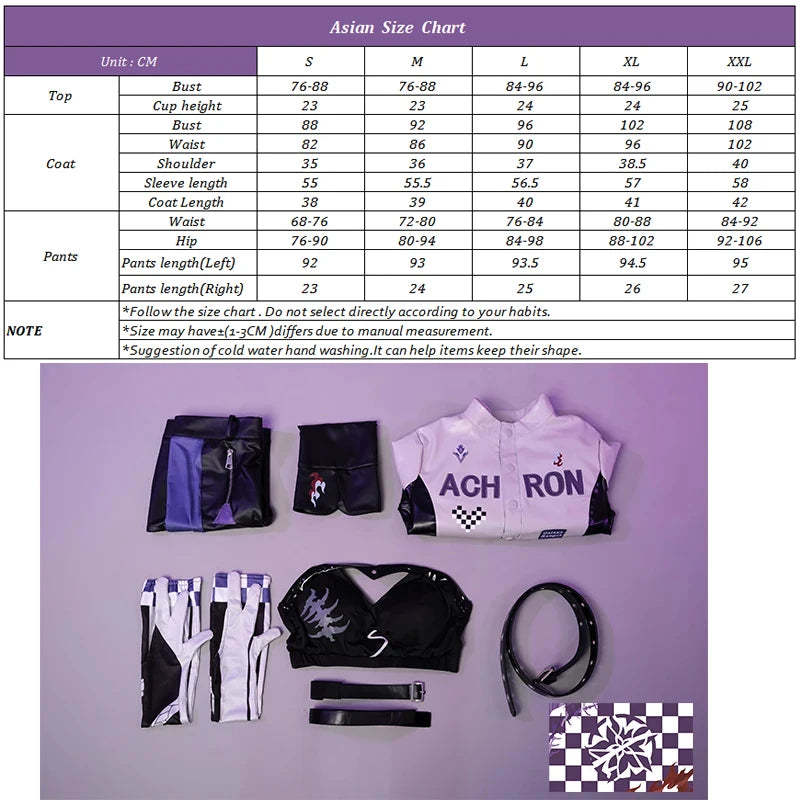 Honkai Star Rail Acheron Cosplay Costume - Galaxy Rangers Racing Suit for Halloween & Cosplay-Astricos