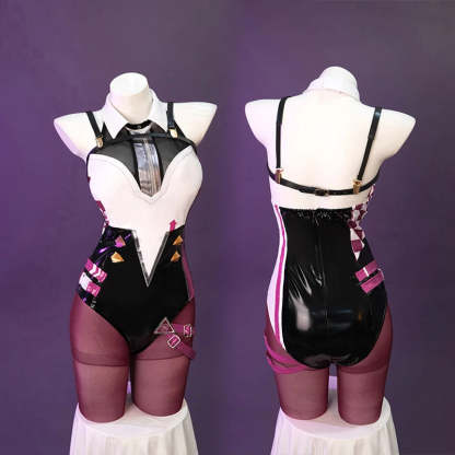 Honkai Star Rail Kafka Cosplay Costume - Women's Racing Suit for Halloween & Conventions-Astricos